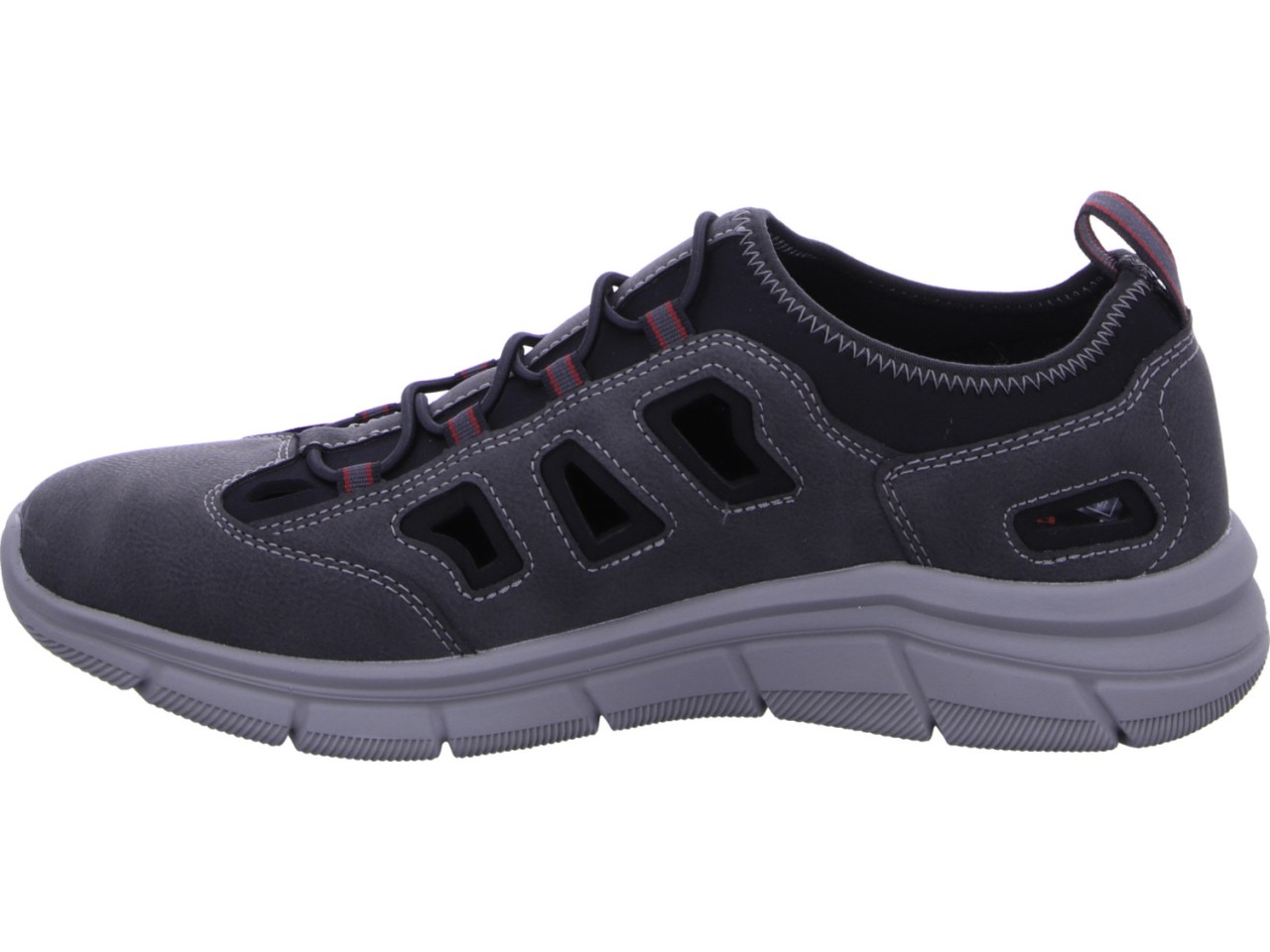 BUGATTI Sportliche Slipper grau Soa