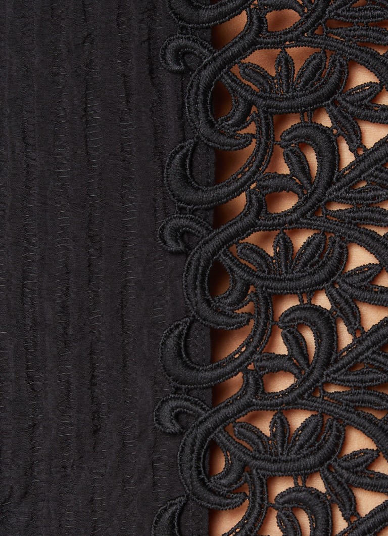 Aaiko Loewy blouse with texture and details of lace