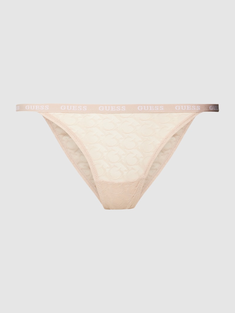 String in semitransparentem Design Modell 'EDYTHA' in beige