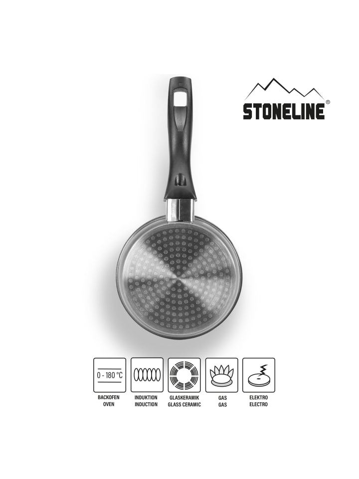 Stoneline Bratpfanne | ohne Deckel in Grau günstig kaufen Ø 14 cm