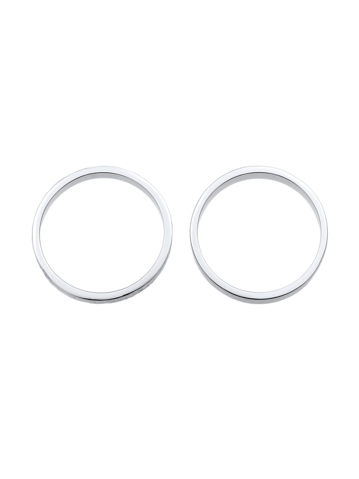 Elli Ring 925 Sterling Silber Ring Set in Silber günstig kaufen
