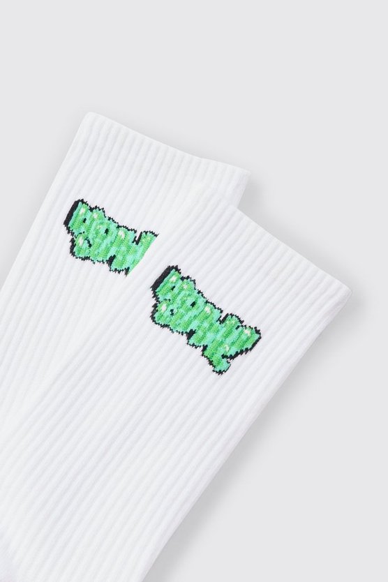 Socken mit Worldwide Graffiti Logo
