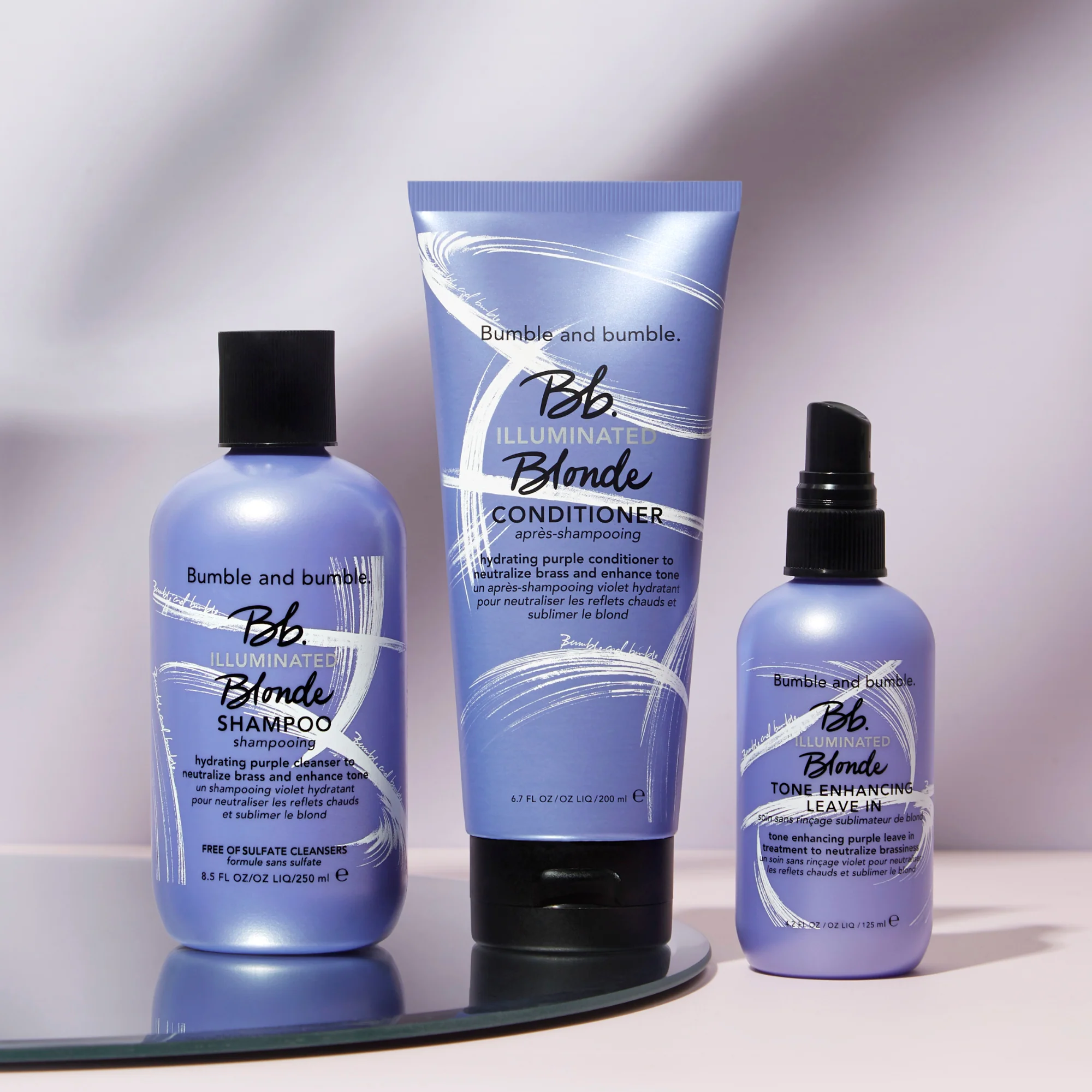 Spray sin enjuague para realzar el tono rubio iluminador - Laca para peinar y dar acabado al cabello, laca para el cabello, spray protector térmico