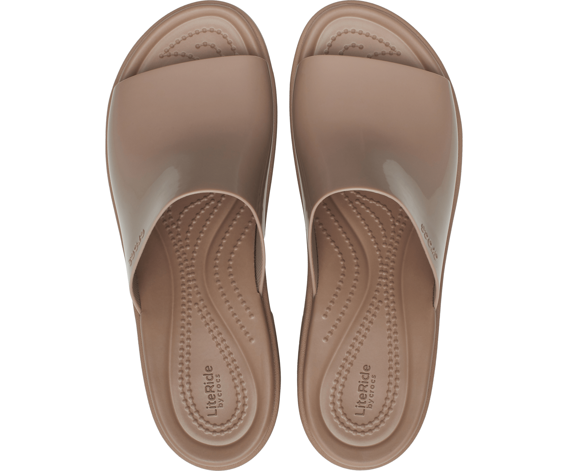 Brooklyn Slide High Shine Heel - Sandal