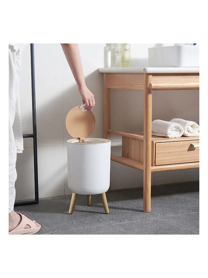 Kitchen Move Touch-Mülleimer in Weiß/ Natur - 7 l günstig kaufen onesize