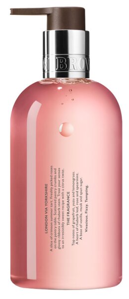 Molton Brown Delicious Rhubarb & Rose Fine Liquid Hand Wash Glass Bottle Flüssigseife
