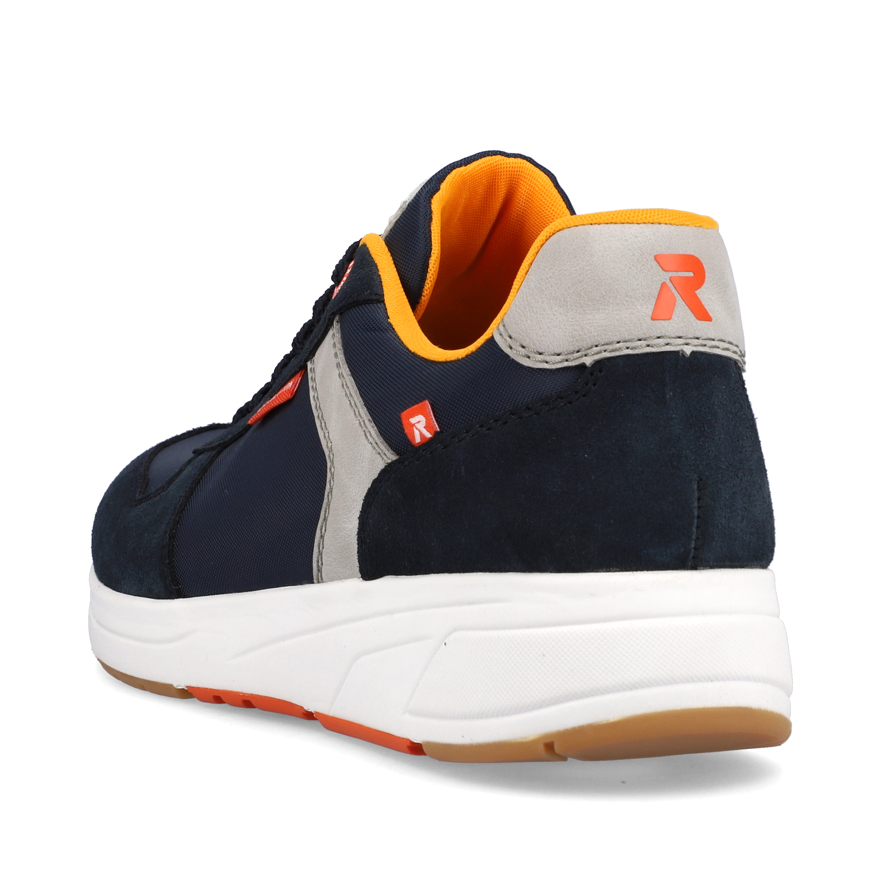 Rieker Herren Sneaker Low navy-blue steel-grey