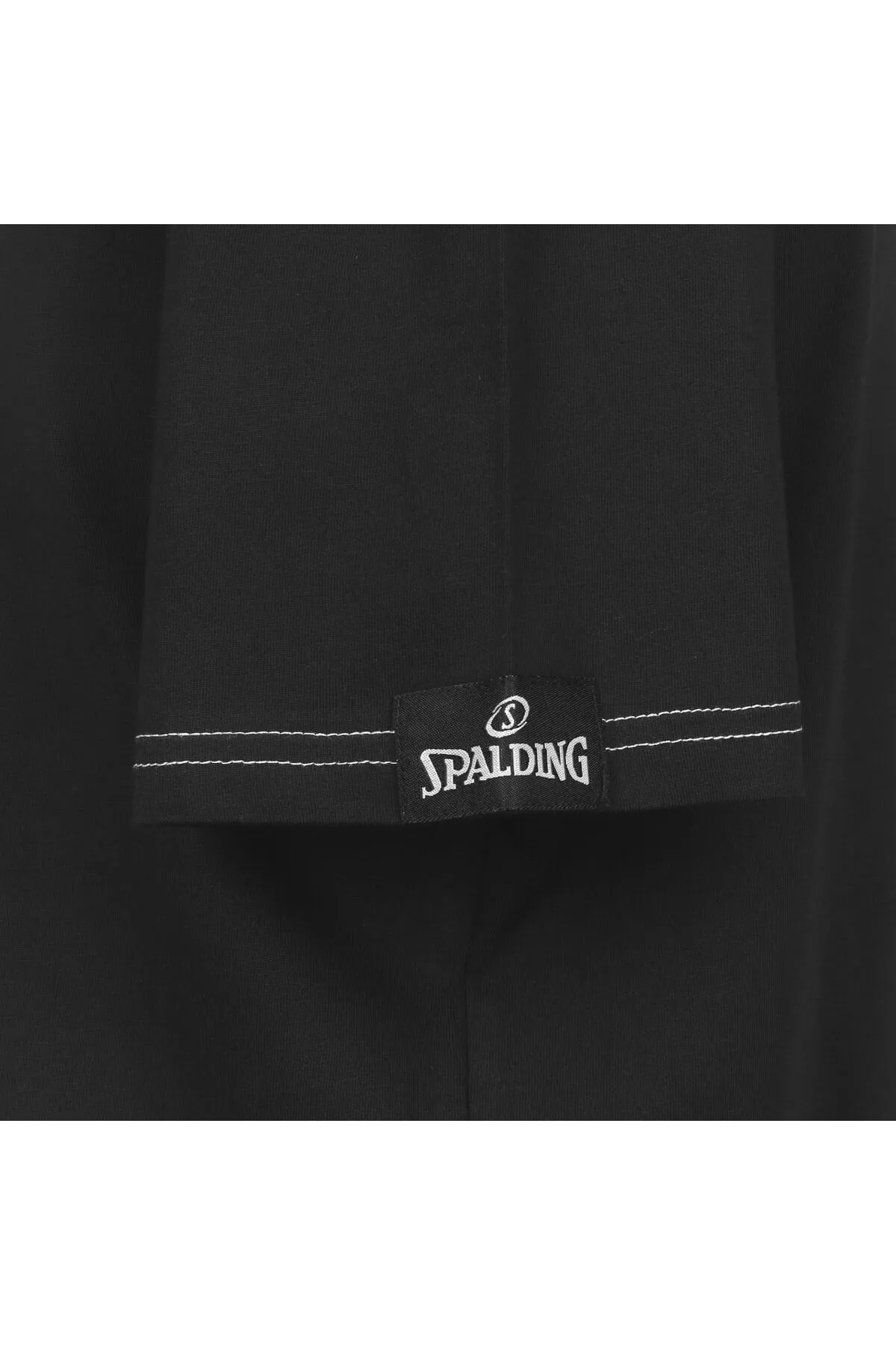 SPALDING  T-Shirt - Schwarz - Regular Fit