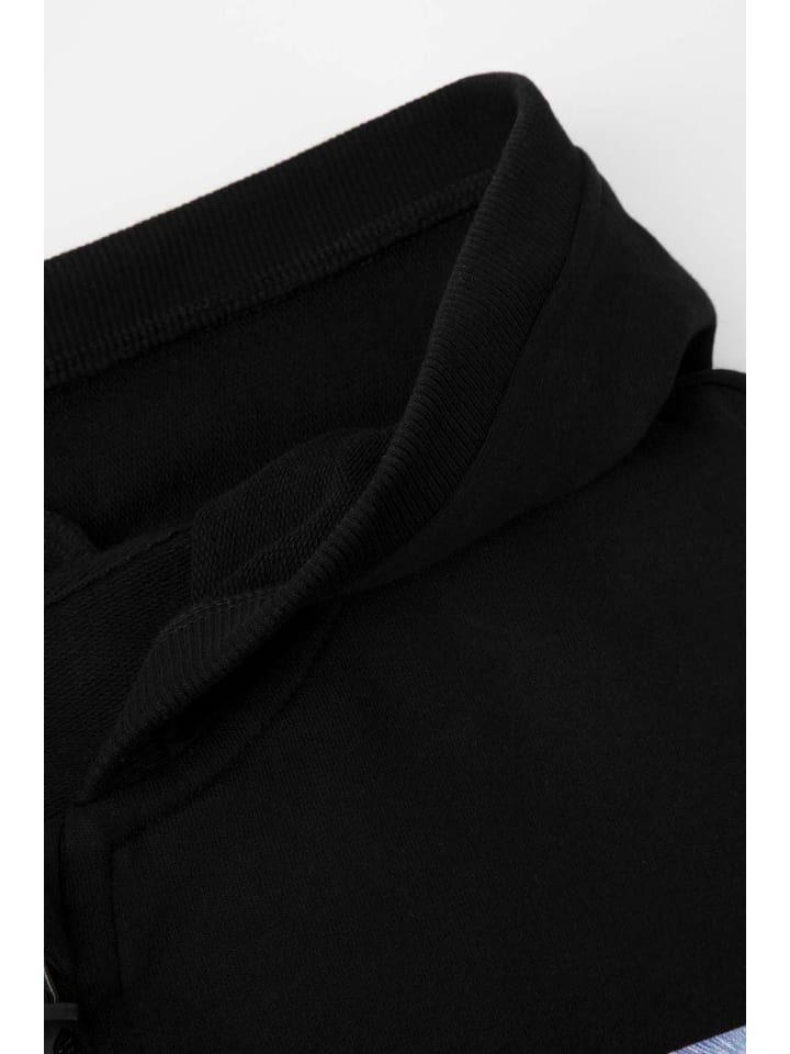 Coccodrillo Sweatshirt mit Reißverschluss in schwarz günstig kaufen