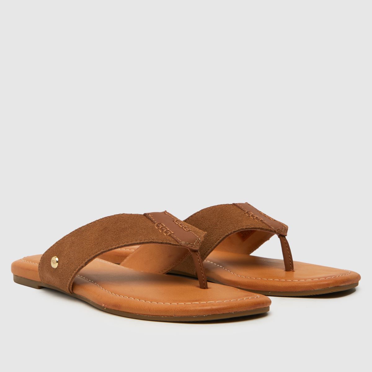 UGG – Carey – Kastanjebruna flip-flop-sandaler
