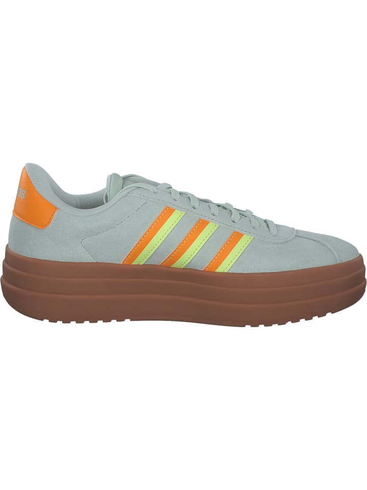 adidas Schnürschuhe in linen green/orange/hi-res yell günstig kaufen 38