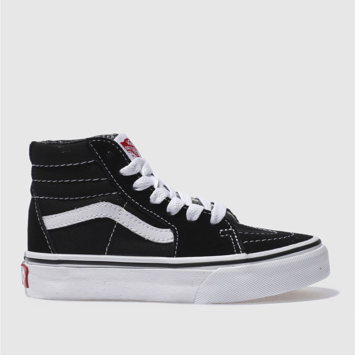 Vans fekete-fehér sk8-hi junior cipők
