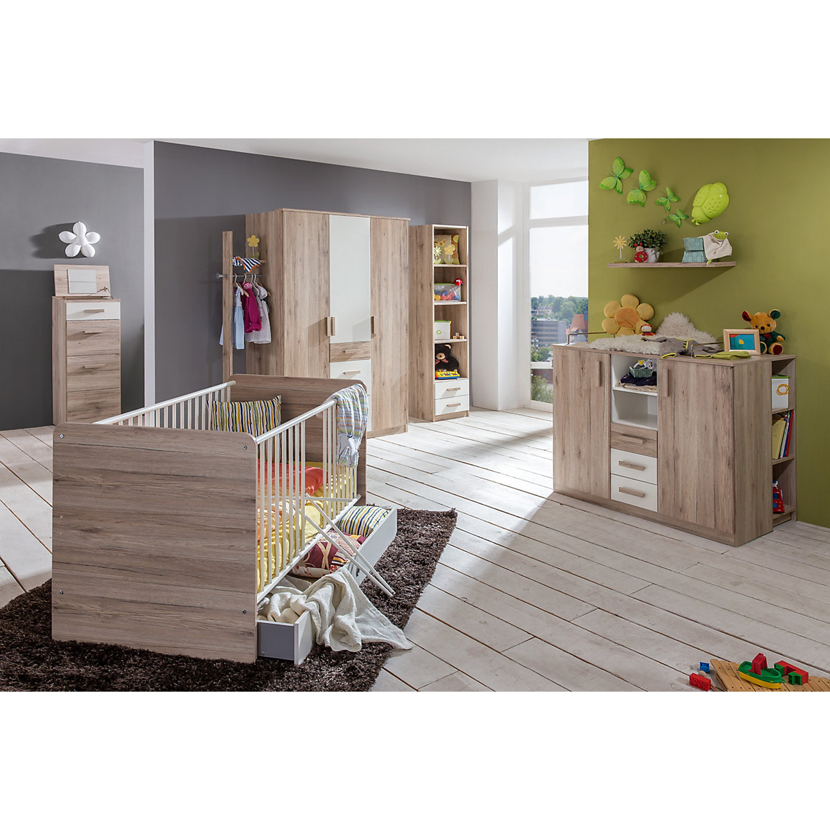 Babyzimmer Set Cariba Komplett