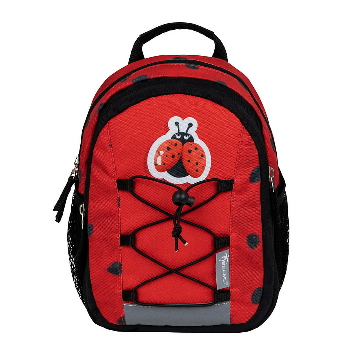 Kindergartenrucksack Mini Kiddy Kindergartenrucksack für 1-3 Jährige Kinder mit Brustgurt rot