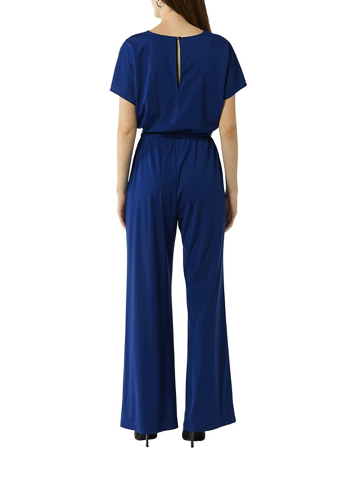 comma Jumpsuit in Dunkelblau günstig kaufen