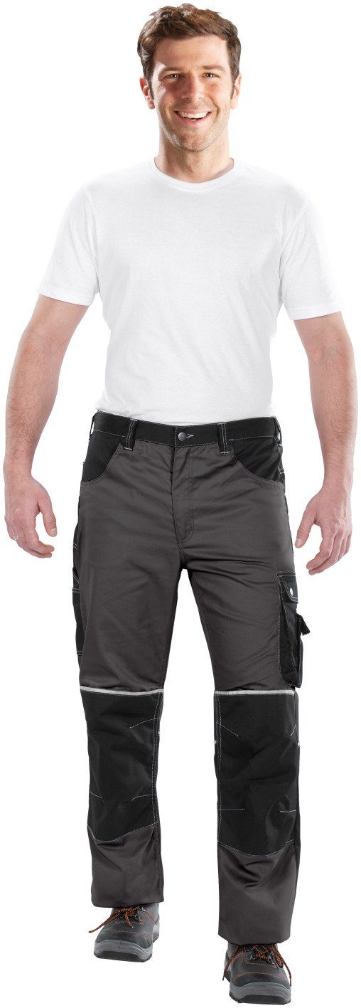 Northern Country Arbeitshose Worker (Spar-Set, 2-tlg., 2er Spar Set, aus strapazierfähigen Materialien) mit verstärktem Kniebereich, elastischer Bund, 8 Taschen