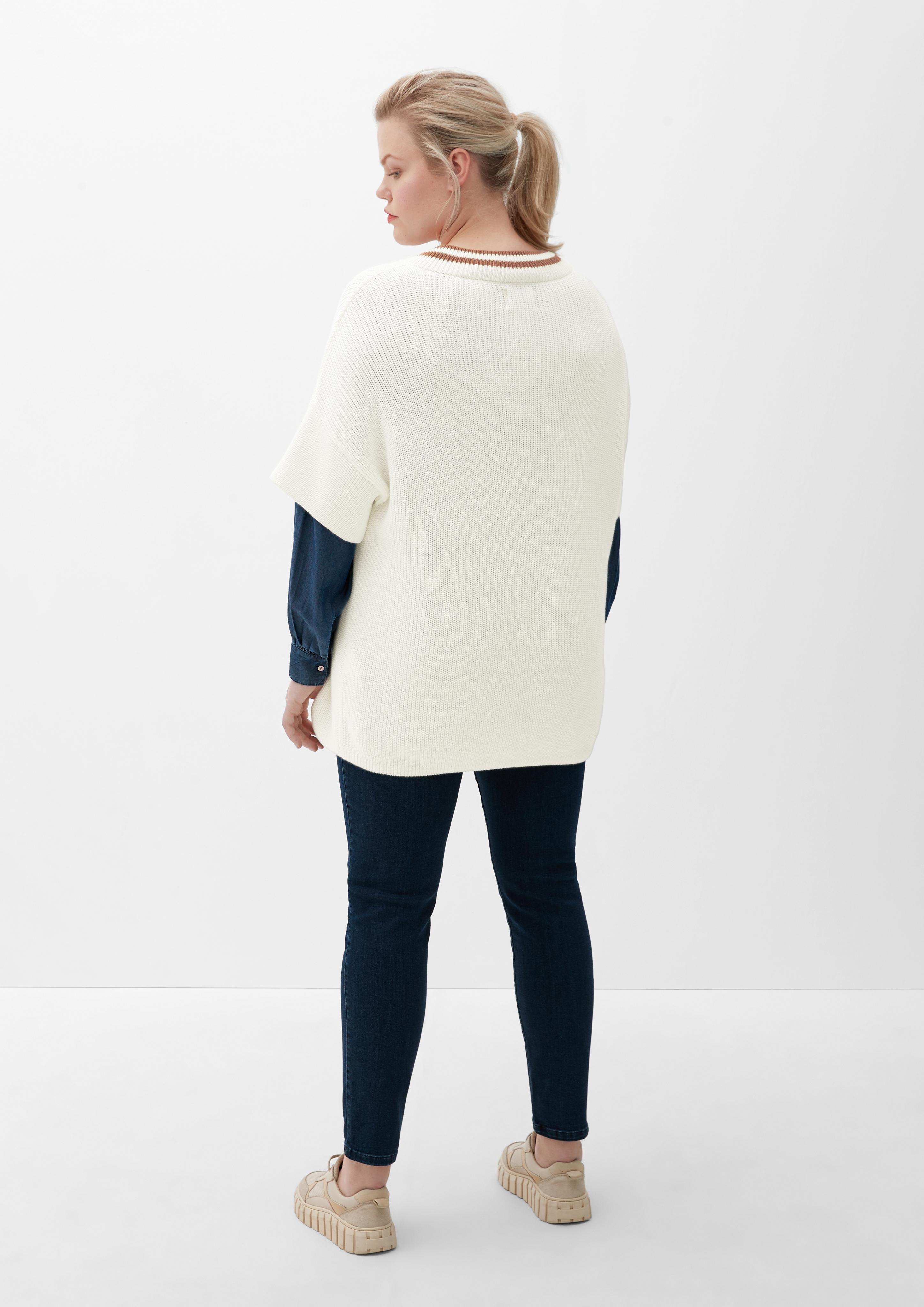 Strickpullover mit kurzem Arm  2121952-0210