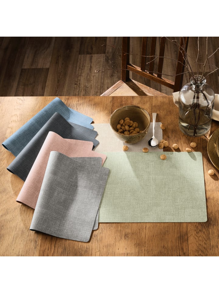 Erwin Müller Tischset 4er-Pack Elvas in rosé günstig kaufen 30 x 45 cm