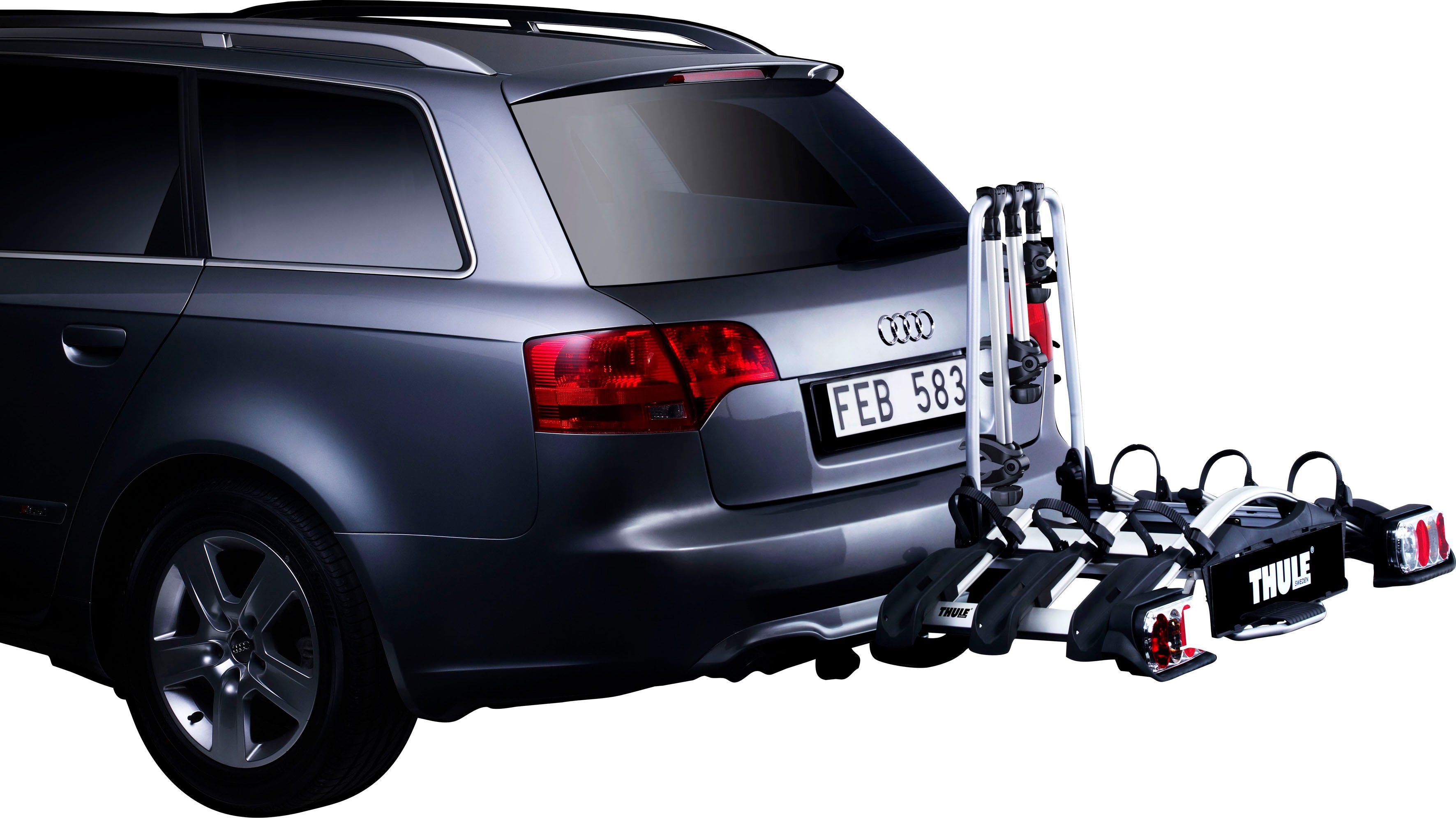 Thule Kupplungsfahrradträger EuroWay G2 13 pin, für max. 3 Räder, zur Montage auf der Anhängekupplung