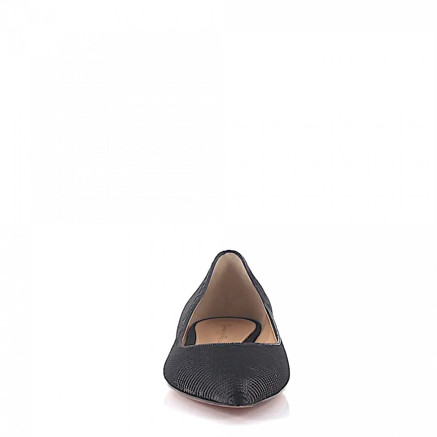 Gianvito Rossi - Ballerinas Klassisch Palladium Pailletten - schwarz