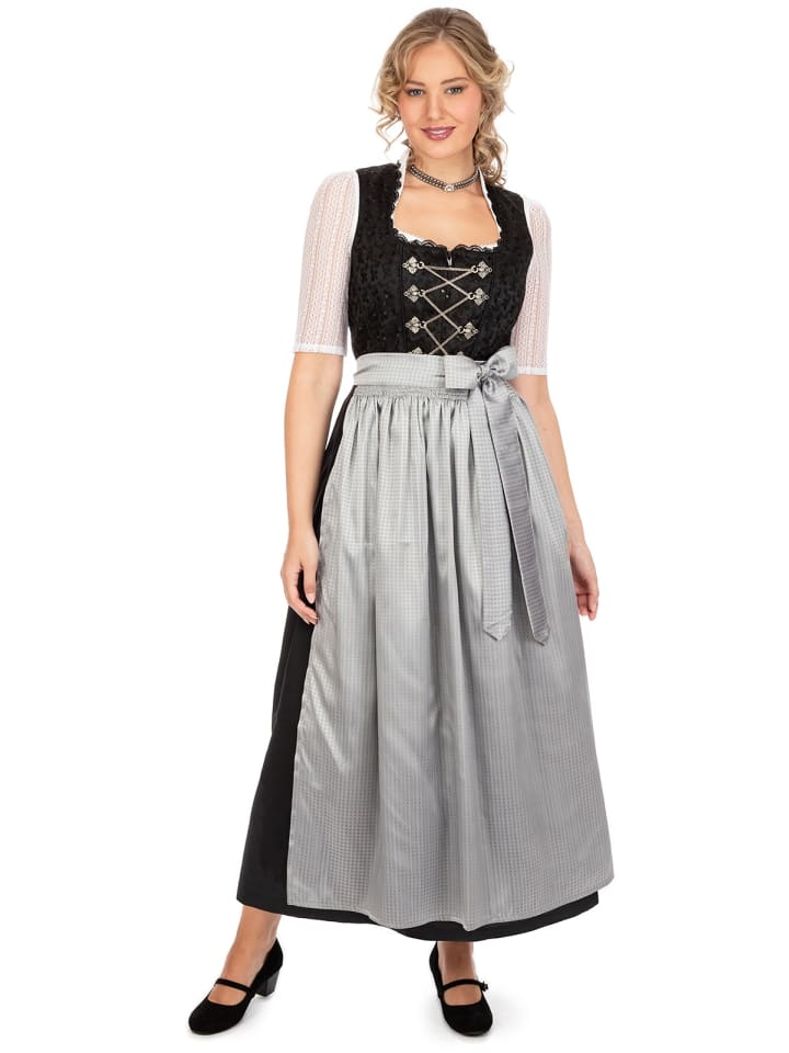 Gwandler Dirndl THERES in schwarz günstig kaufen