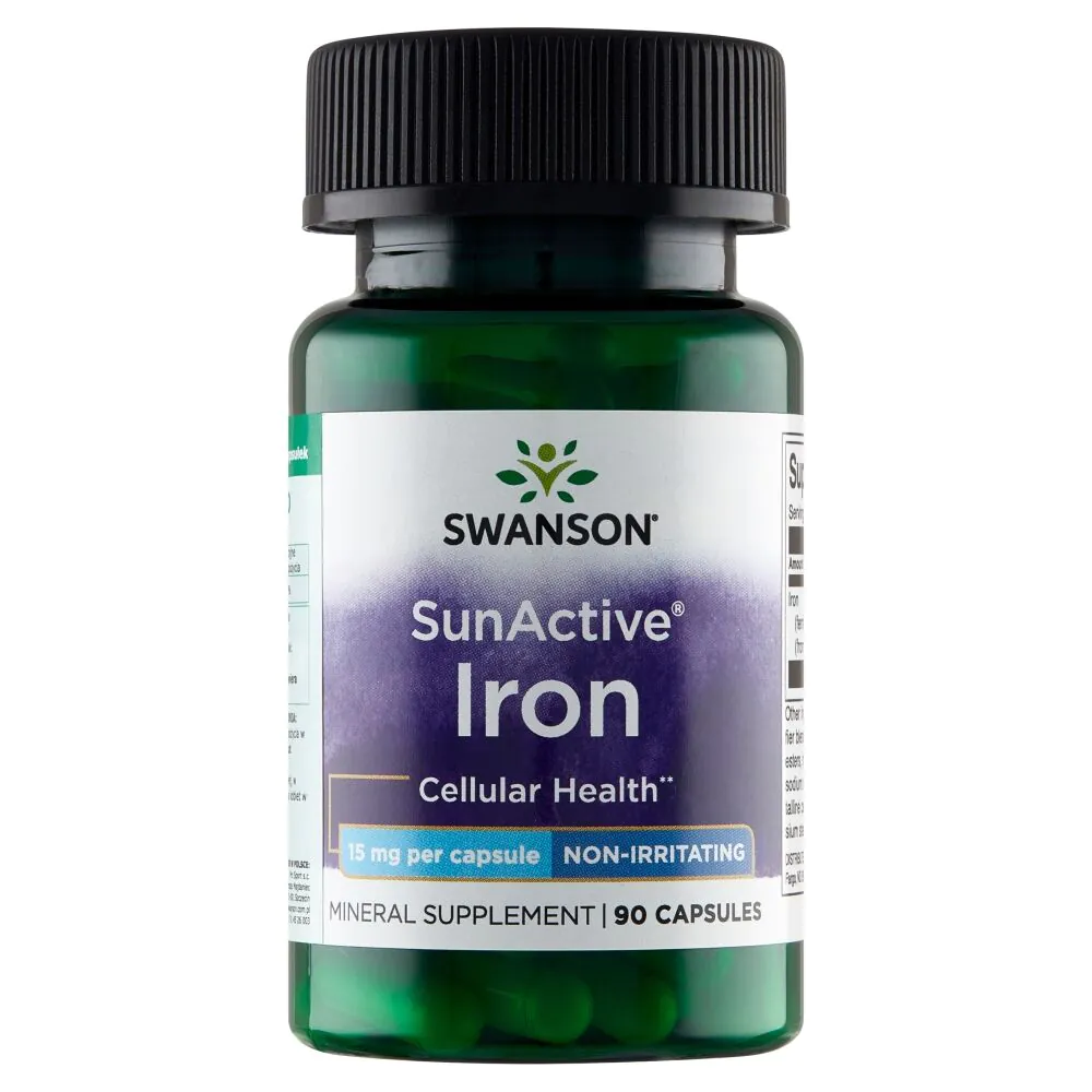 Swanson SunActive Iron 15 mg κάψουλες