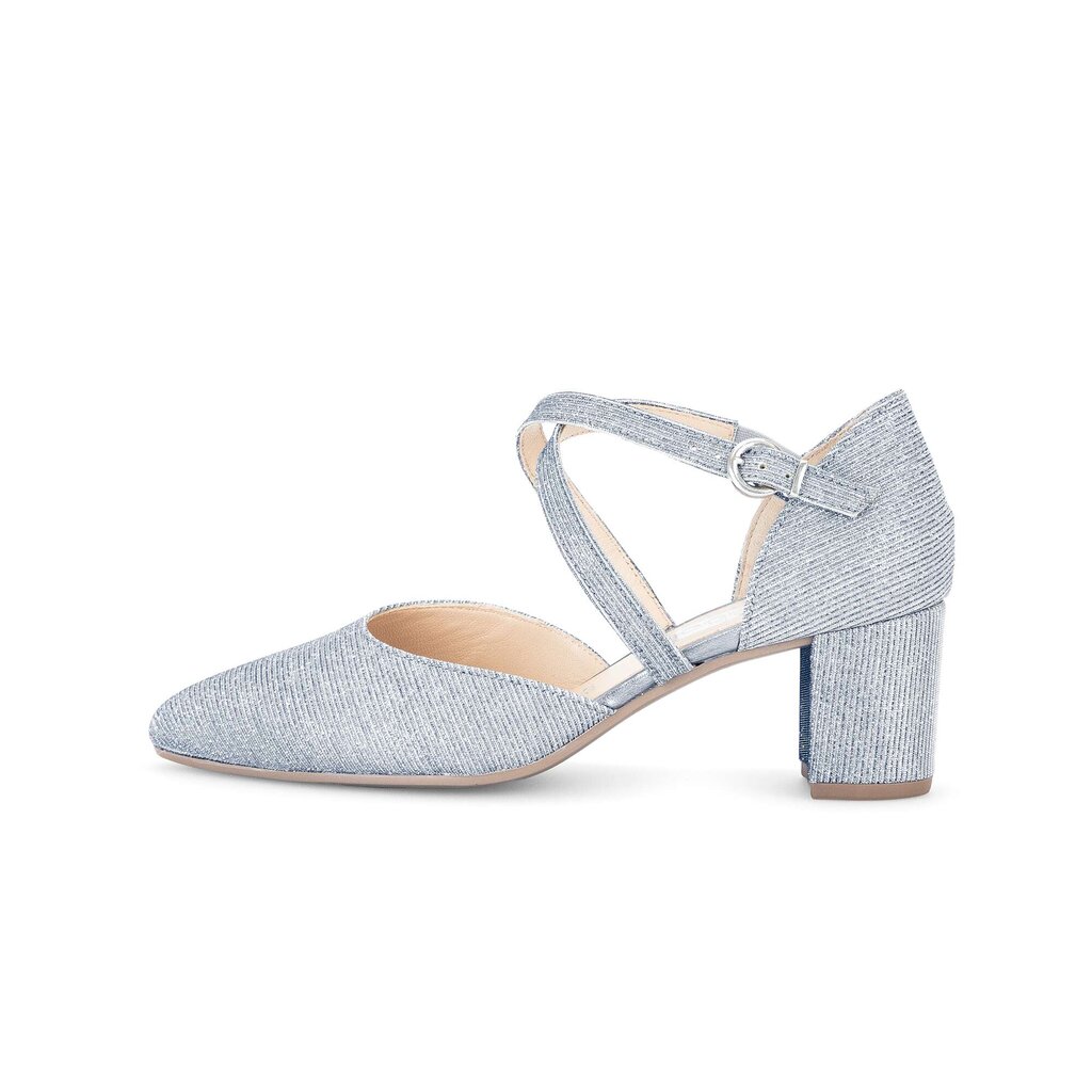 Gabor fashion Spangenpumps blau