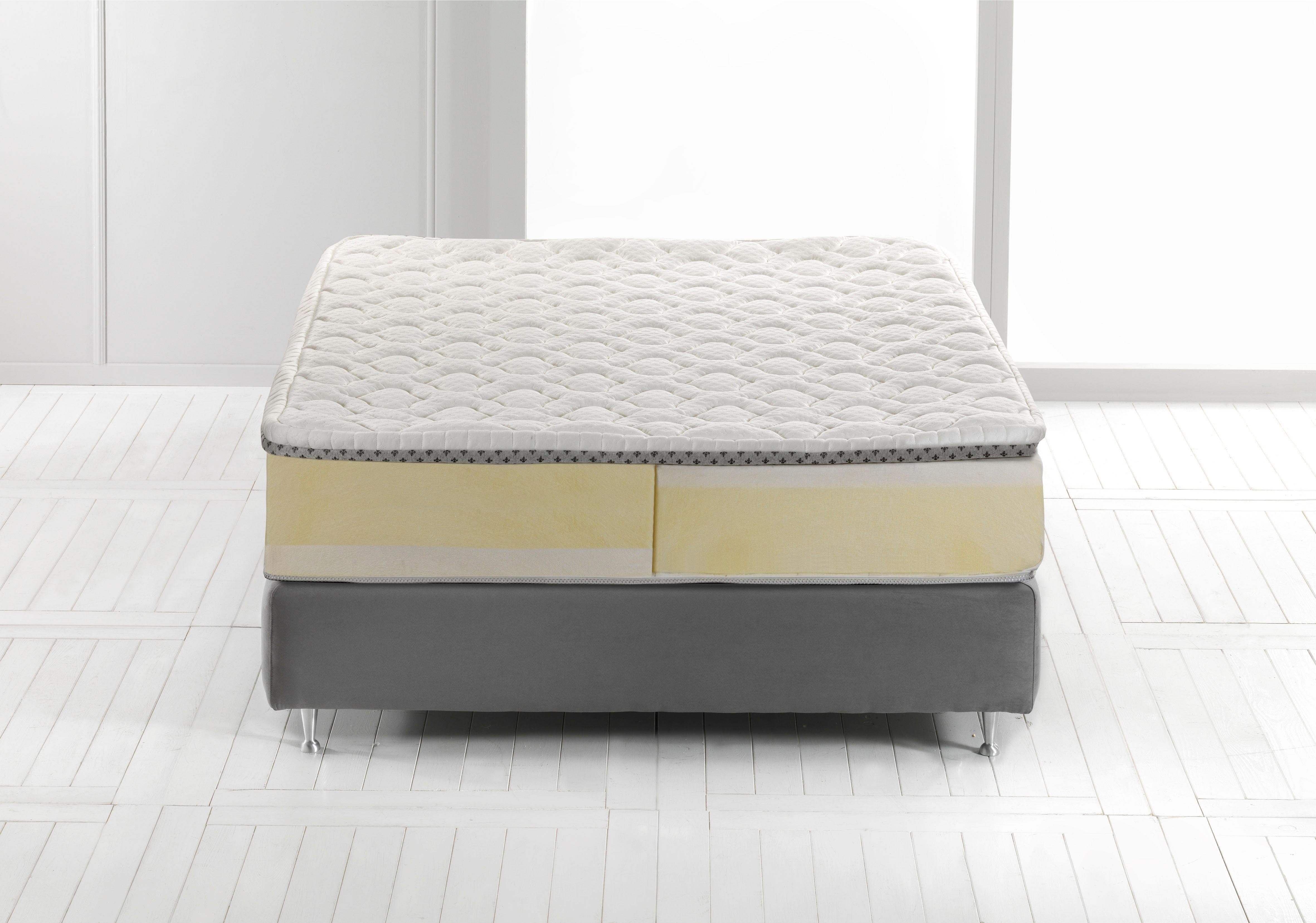 Visco-Matratze Dolce Vita Comfort Dual 10, Magniflex, 25 cm hoch, Premium Luxusmatratze mit Doppelkern in Komforthöhe