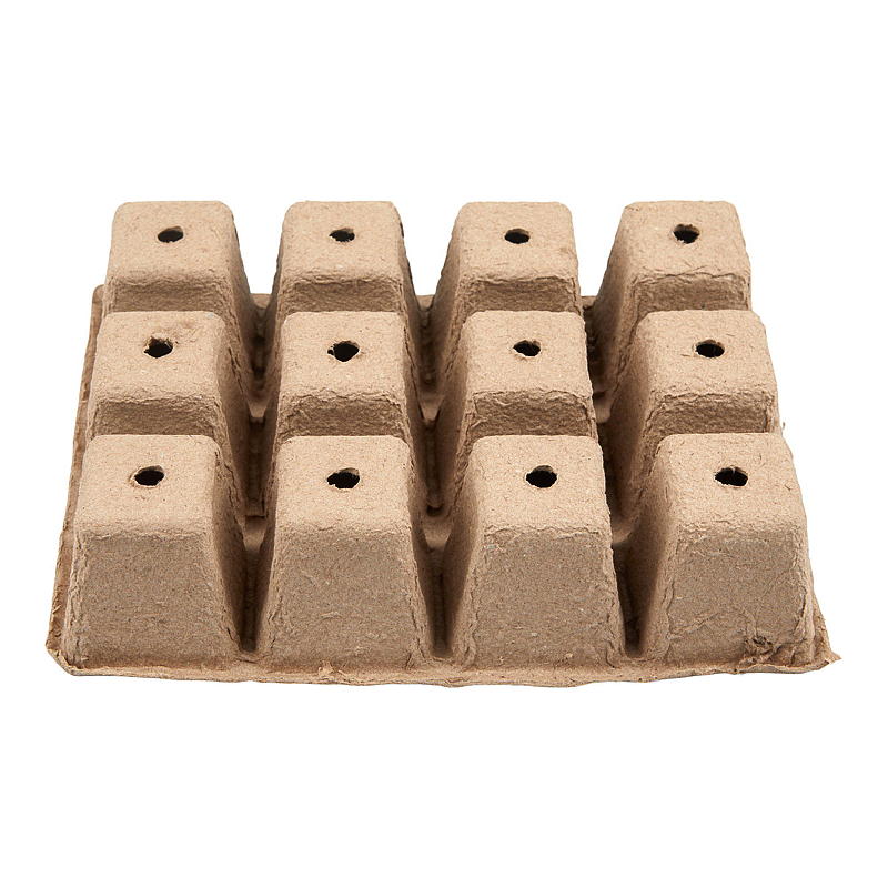 Blossom Fiberpotte 4-pk Brett m/12 potter