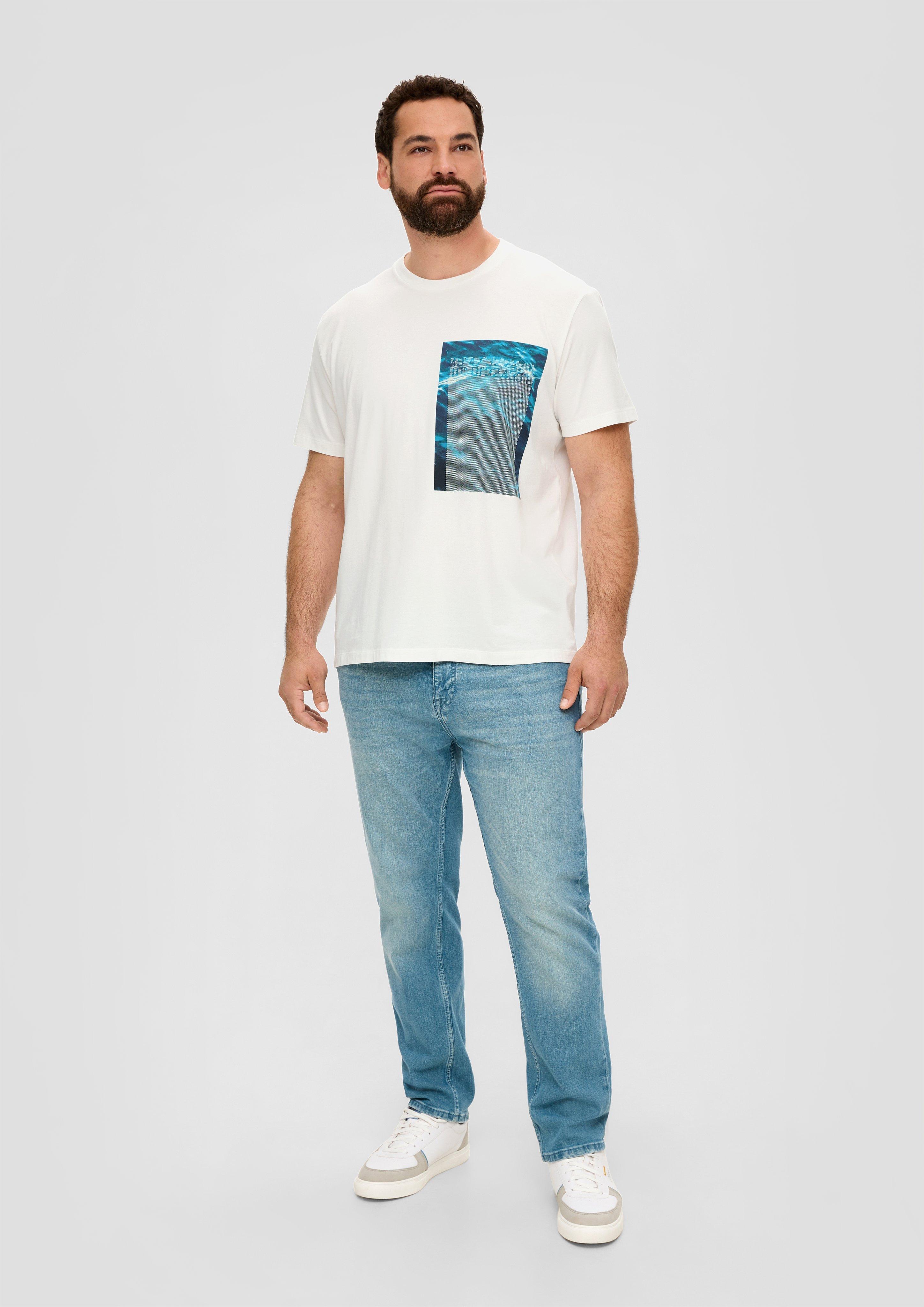 T-Shirt aus Baumwollstretch  2139648-01D1