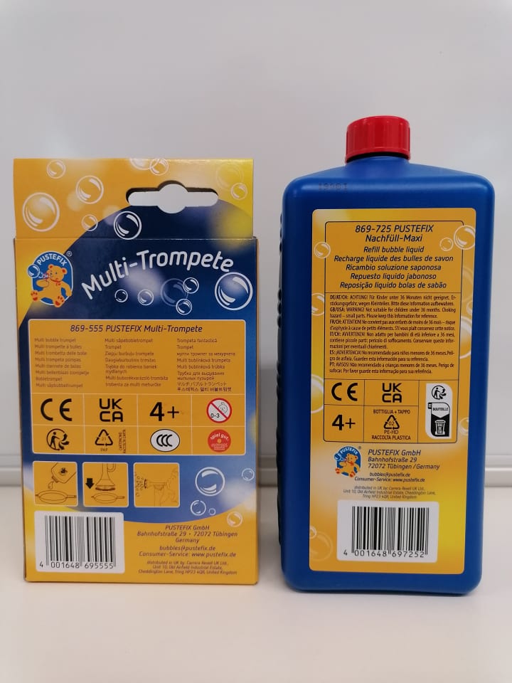 Pustefix PUSTEFIX Seifenblasen Multi-Bubble-Trompet   PUSTEFIX Nachfüllflasche 1.000ml günstig kaufen onesize
