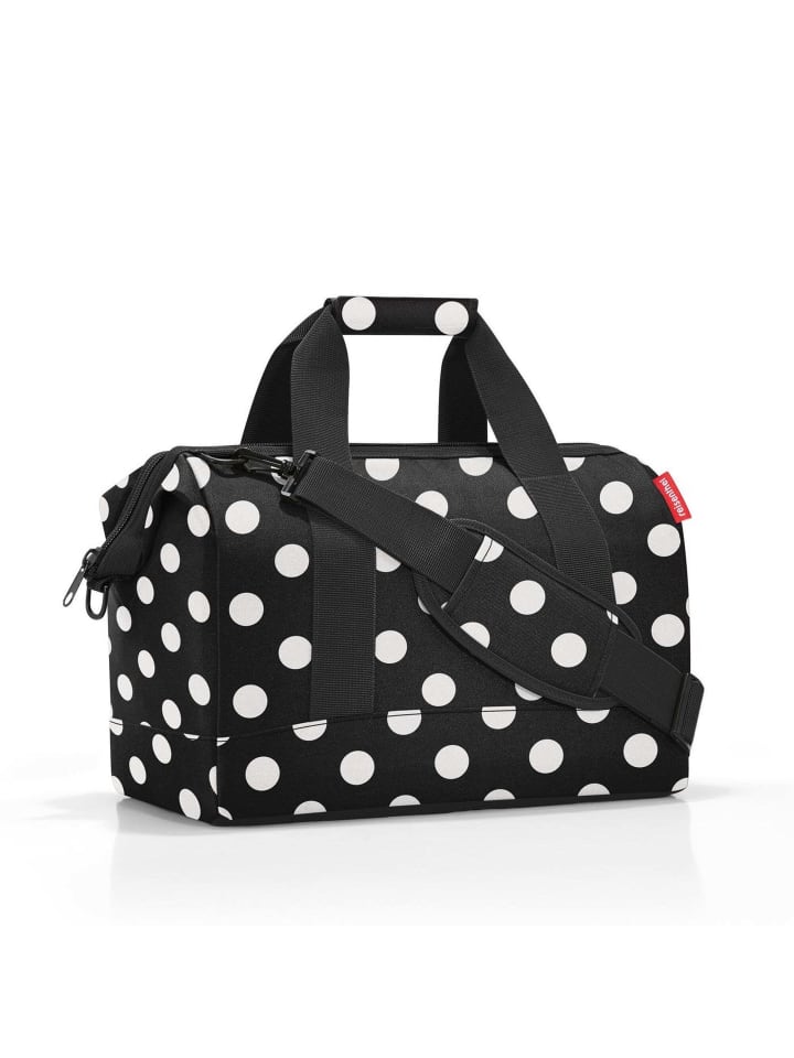Reisenthel travelling allrounder M - Reisetasche 40 cm (twist blush) in dots white günstig kaufen onesize