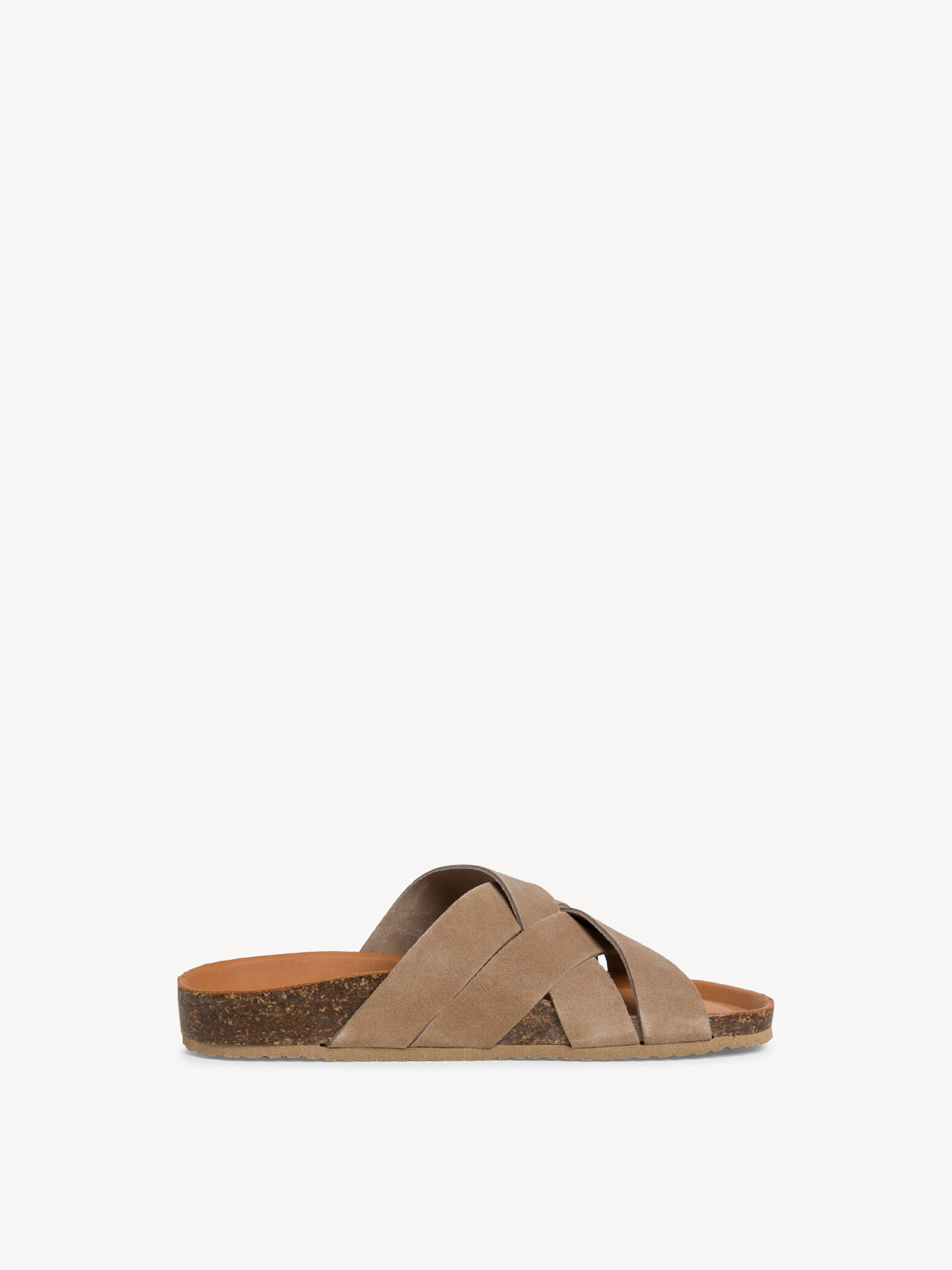 Mule en cuir - beige