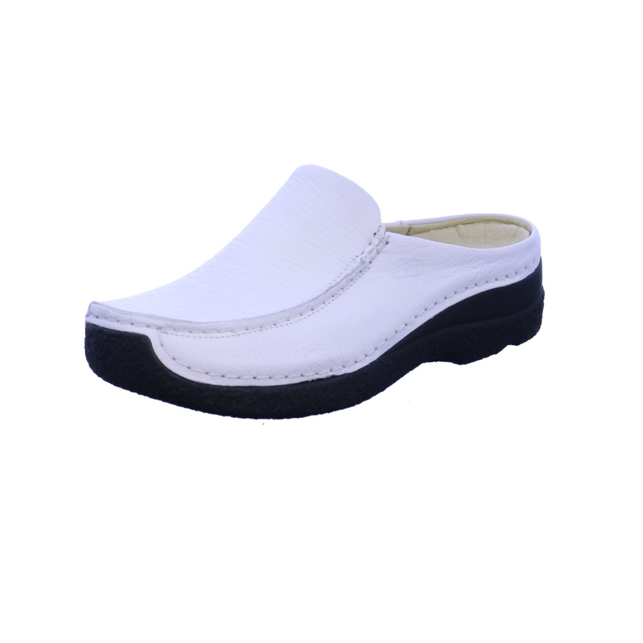 WOLKY Pantoletten weiss Seamy Slide