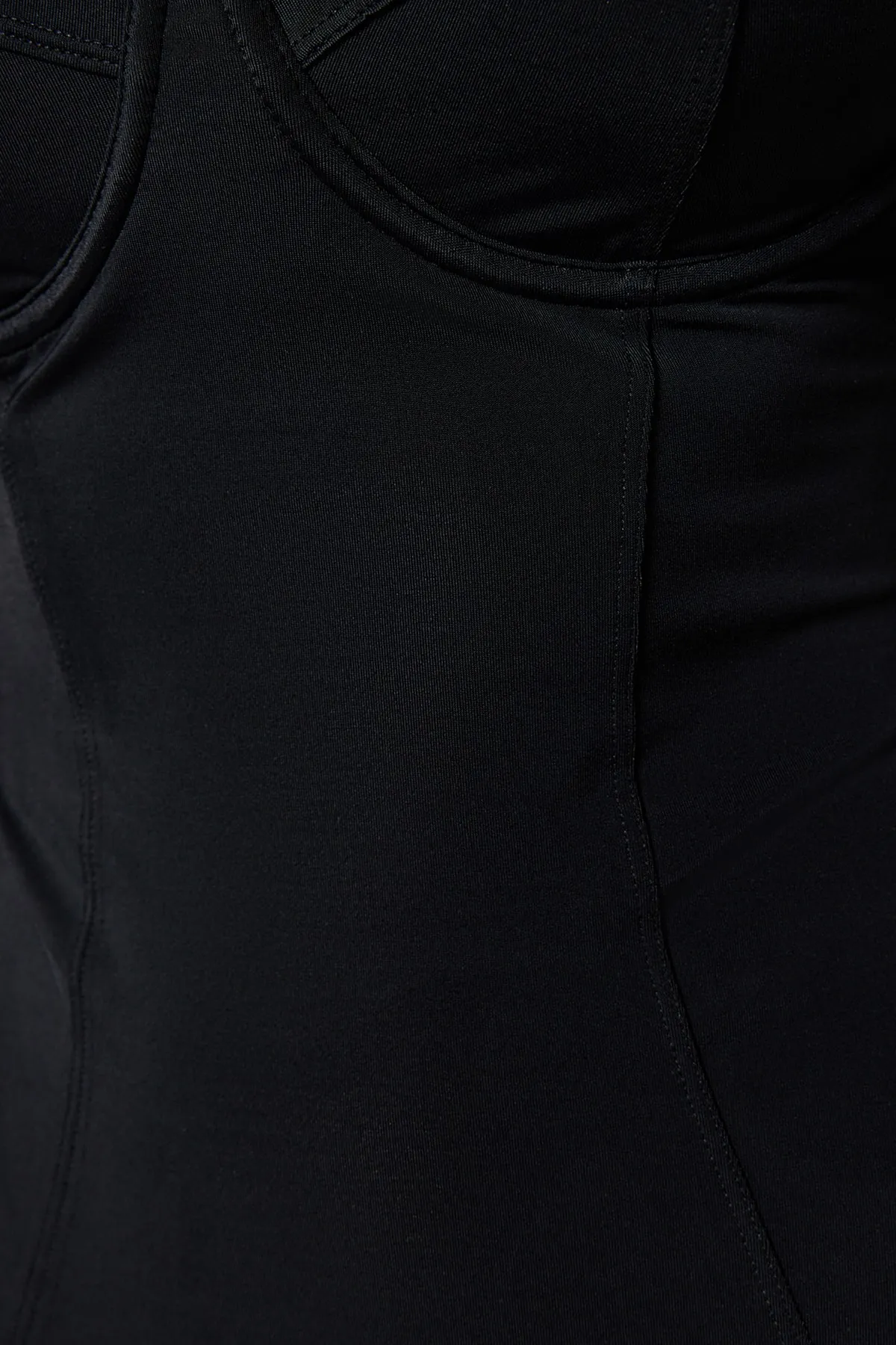 Trendyol Collection  Badeanzug - Schwarz - Unifarben