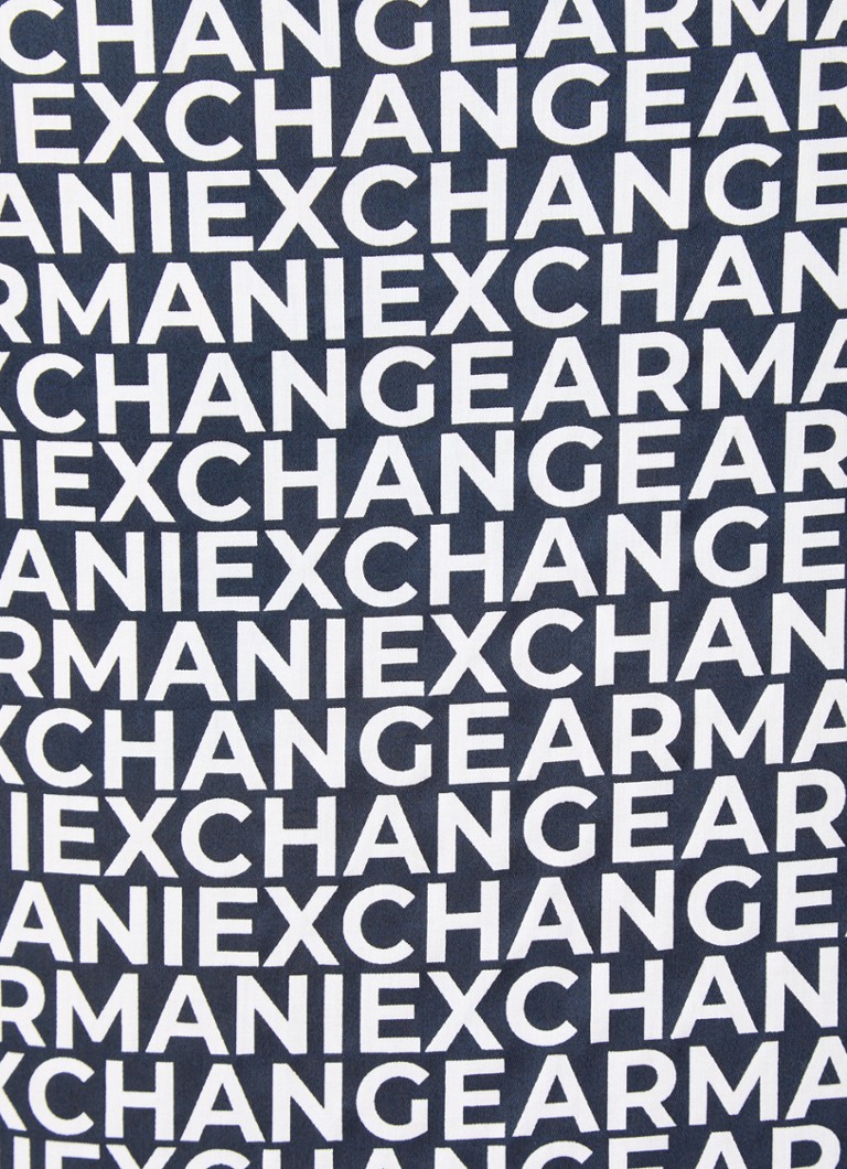 Armani Exchange košulja regularnog kroja s printom logotipa
