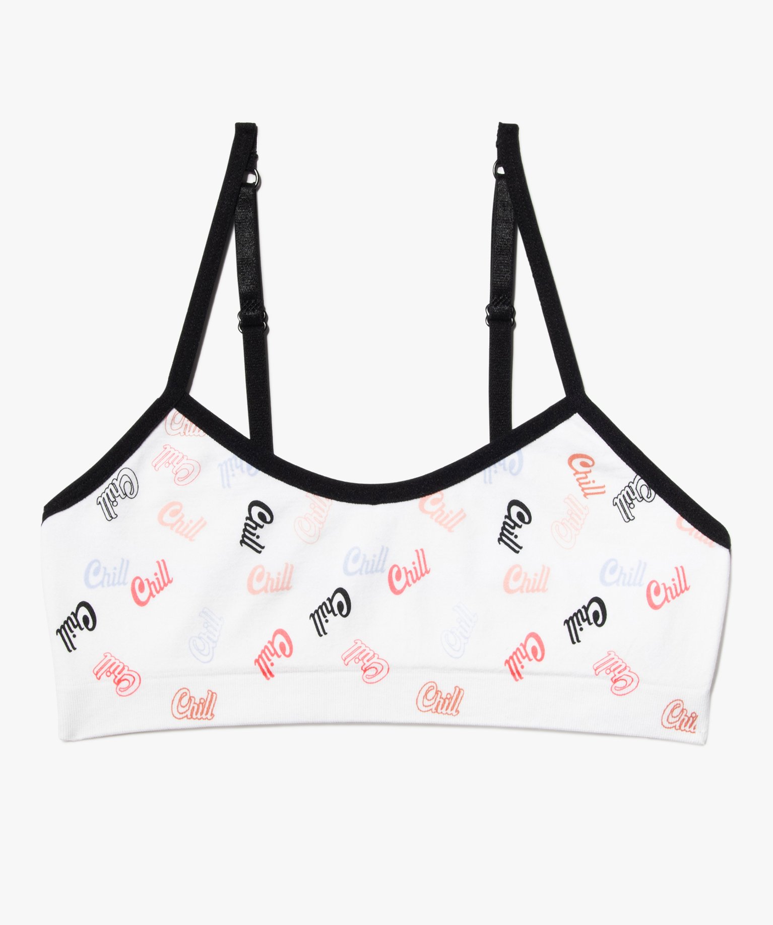Brassière fille sans coutures imprimé à fines bretelles imprime | GEMO