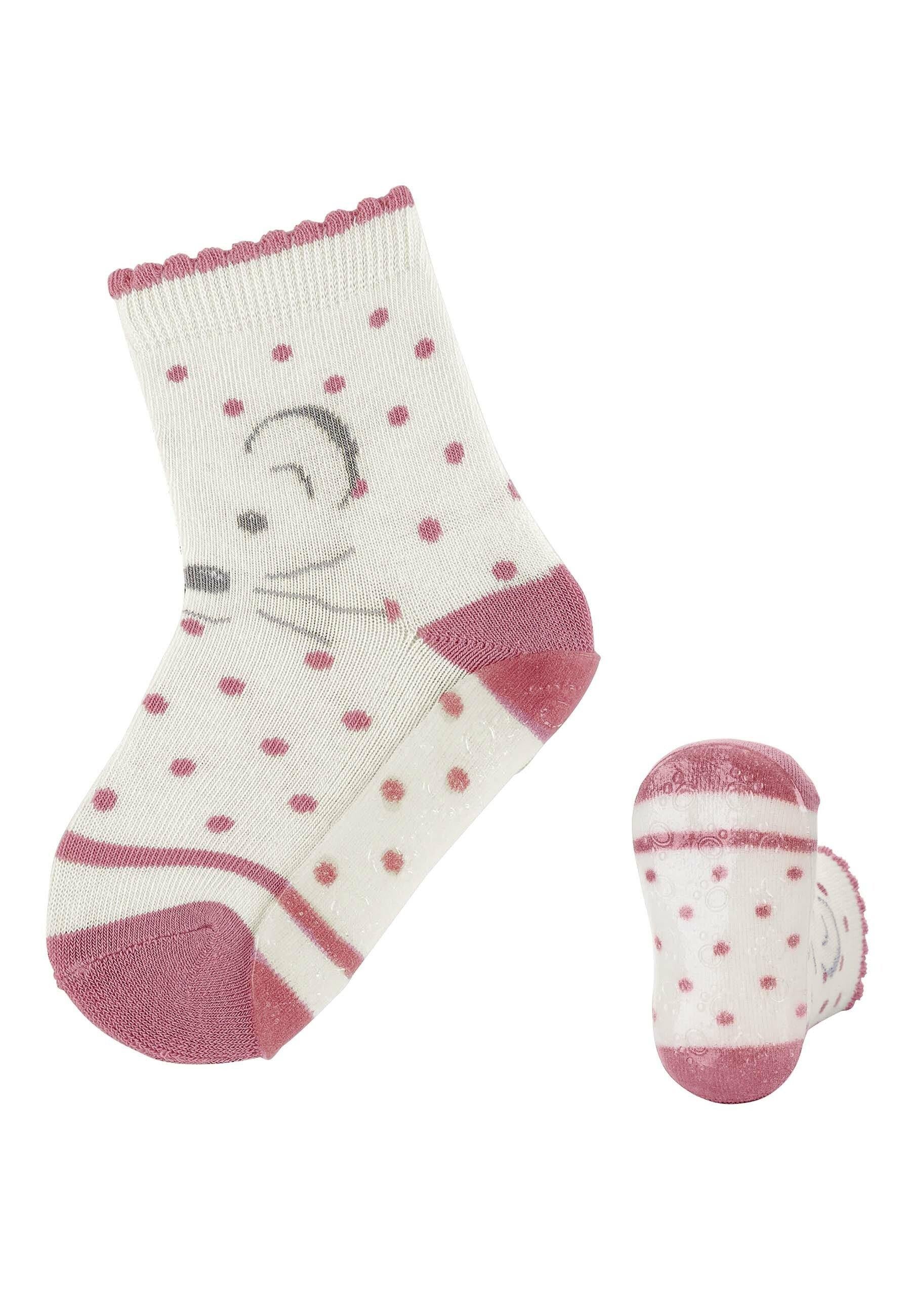 Fliesen Flitzer air Maus Mabel in Ecru/Rosa