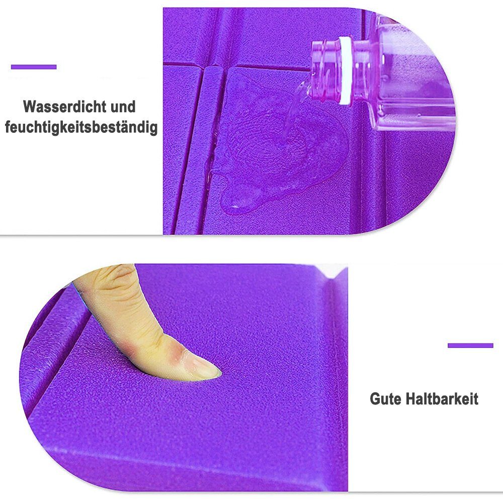 FeelGlad Stuhlkissen 2er Sitzkissen Outdoor Faltbar,Wasserdicht,Garten Stadion Camping