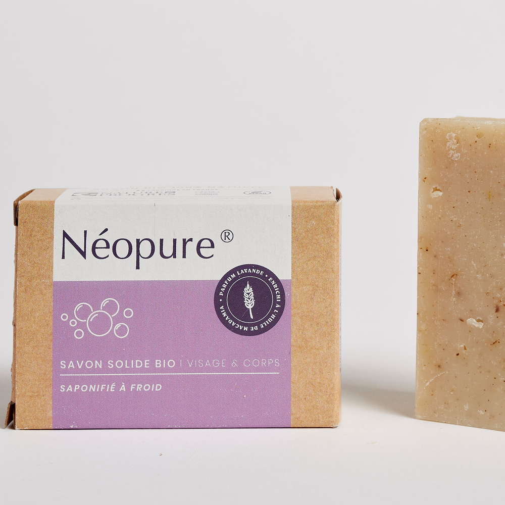 néopure Savon SAF Bio - Lavande Savon visage & corps 100g