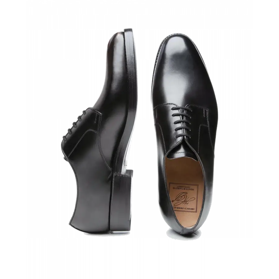 Heinrich Dinkelacker - Businessschuhe Derby LUZERN PLAIN AC Antikcalf - schwarz