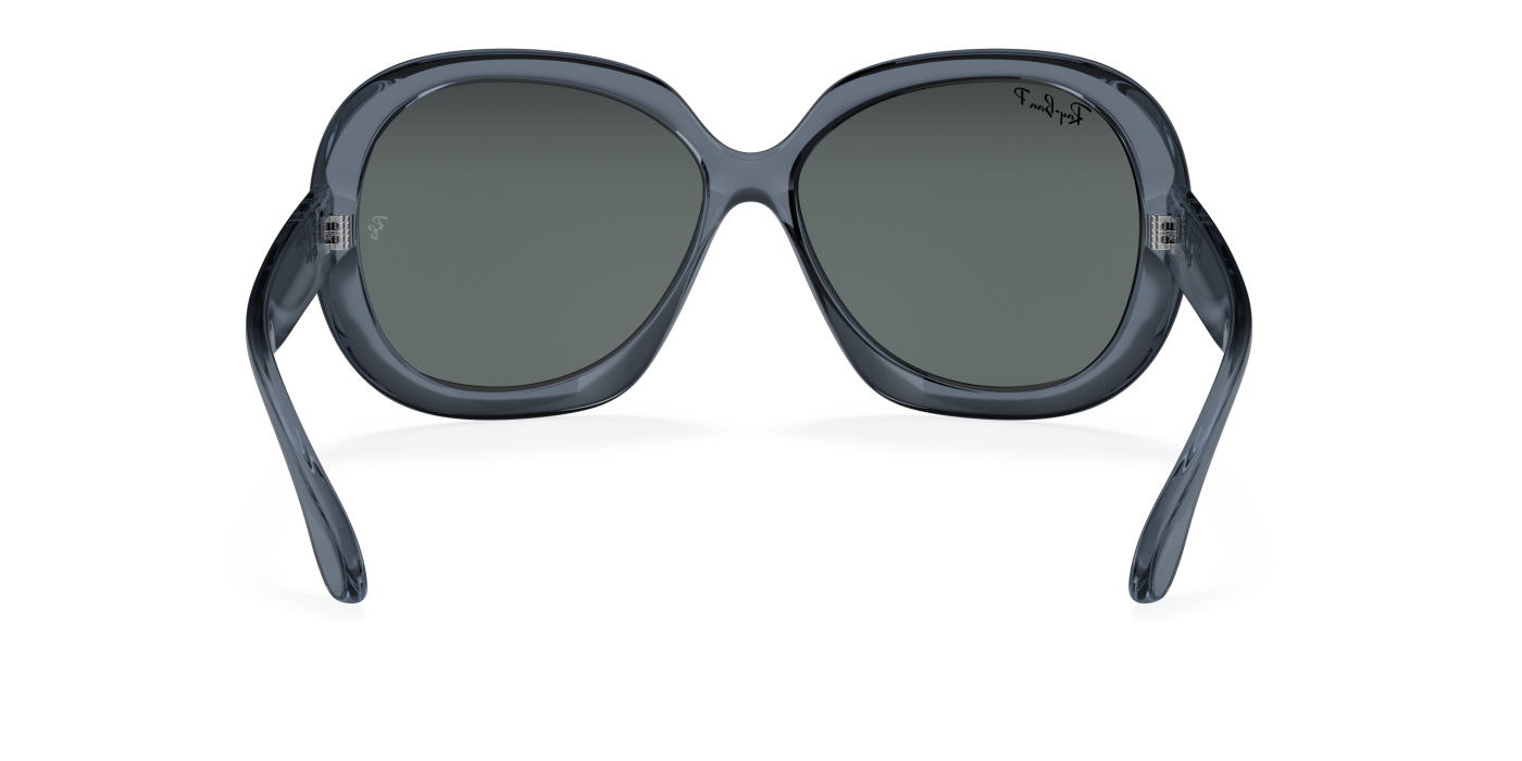 JACKIE OHH II TRANSPARENT - Albastru lucios, Gri transparent