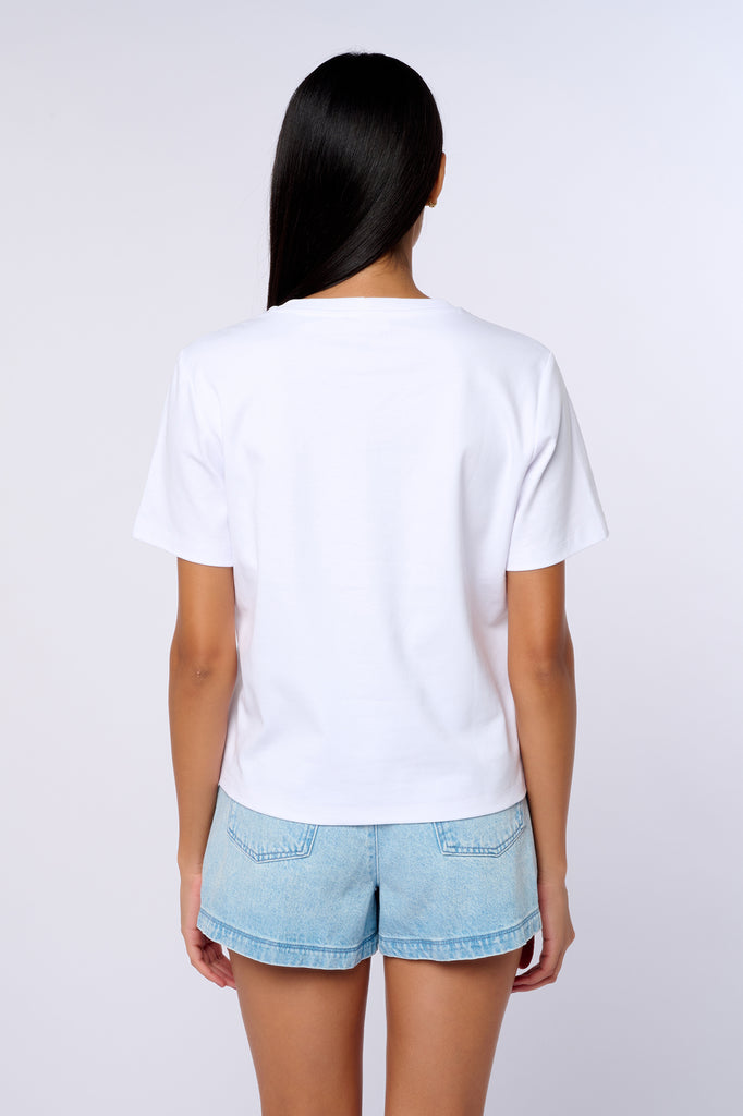 T-shirt logo Kookai