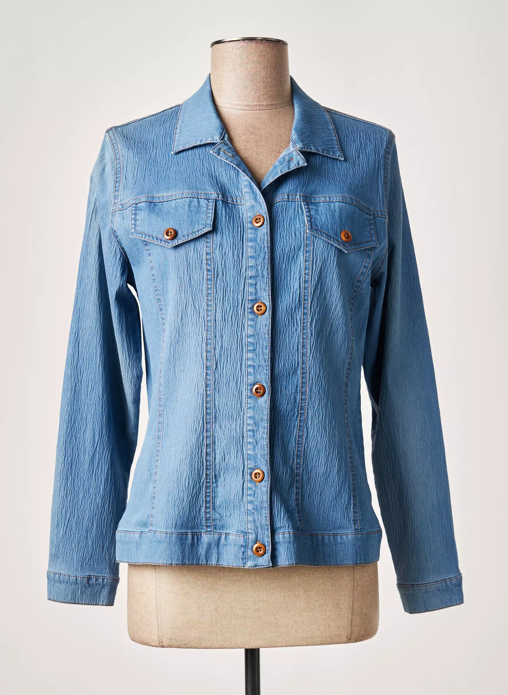 Guy Dubouis Vestecasual Femme couleur bleu