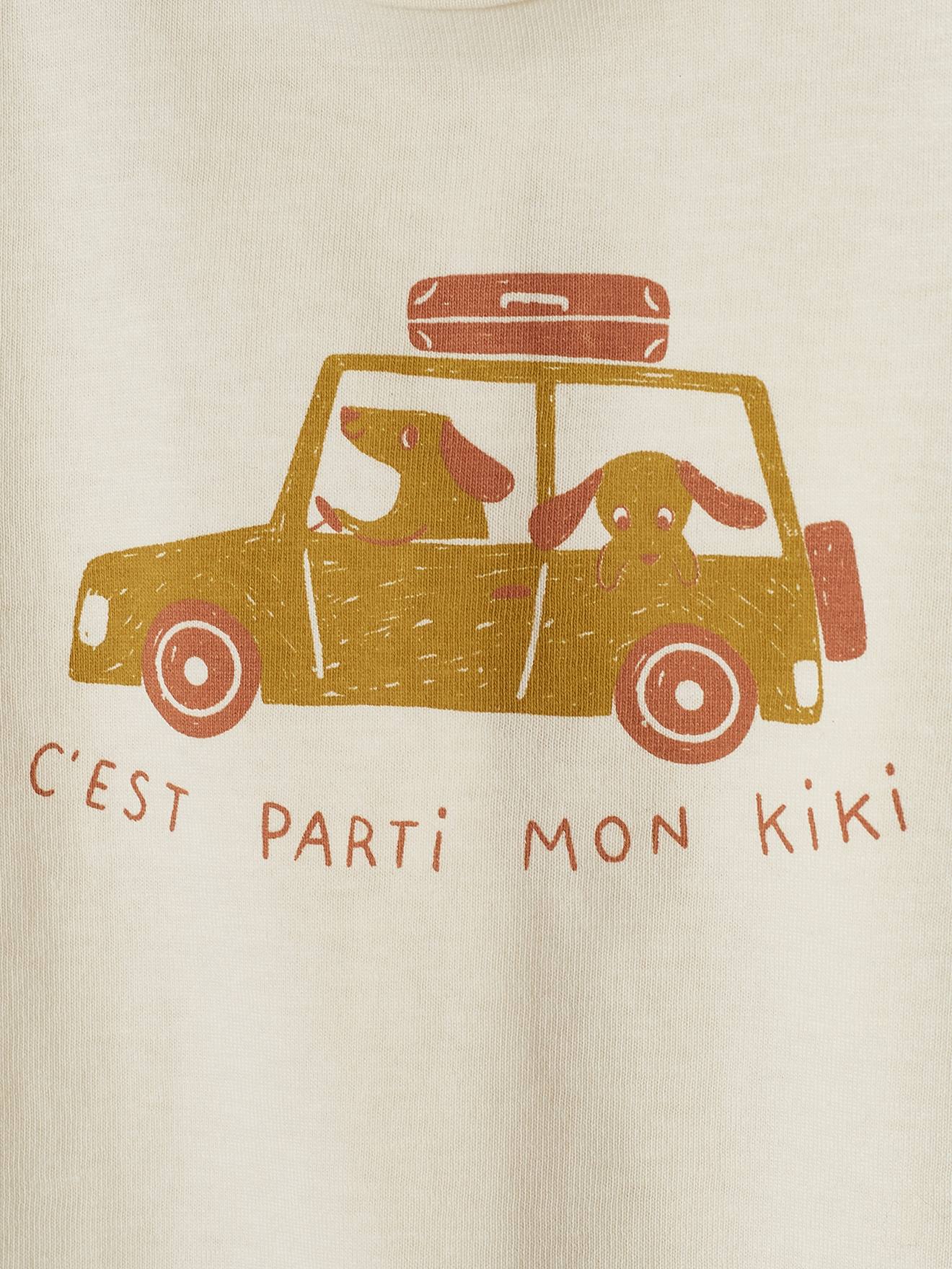 Lot de 2 T-shirts basics bébé manches courtes taupe
