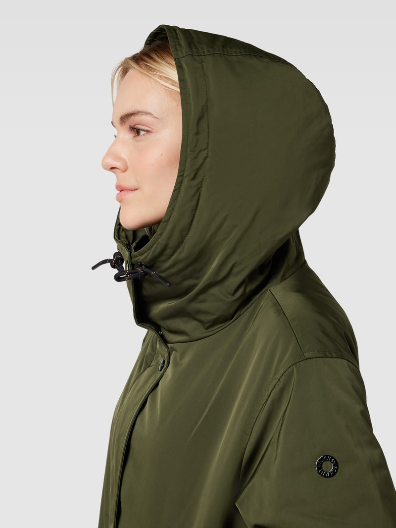 Jacke mit Eingrifftaschen in olivgrün
