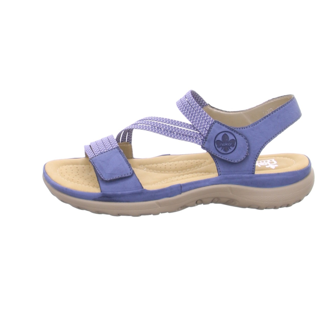 RIEKER Klassische Sandalen blau