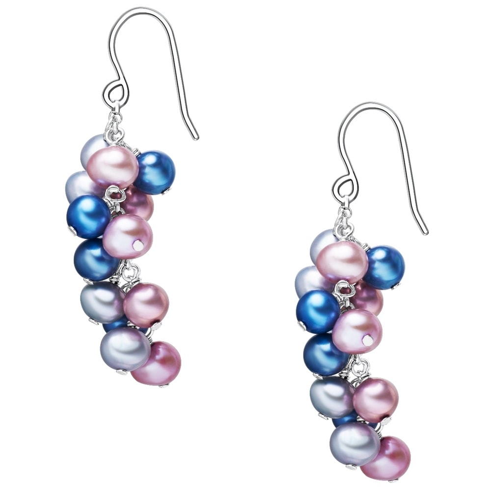 Valero Pearls Boucles d'oreille en perle Perle de culture d'eau douce Perle de culture d'eau do Boucles d'oreilles