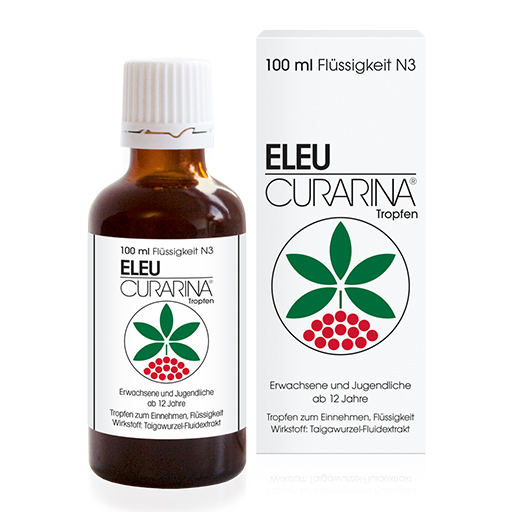 ELEU Curarina Tropfen 1ml Taigawurzel-Fluidextrakt  100 ml  Tropfen zum Einnehmen
