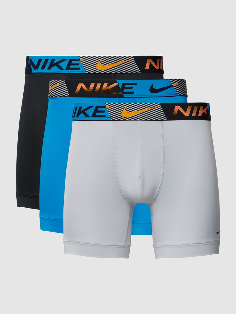 Boxershorts mit elastischem Logo-Bund im 3er-Pack in türkis